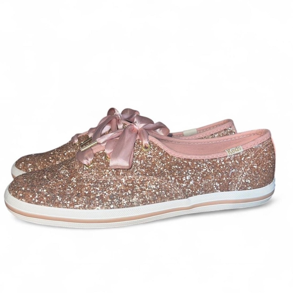 Keds x Kate Spade Women's Glitter Sneakers - Pink Size 6